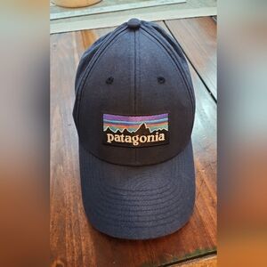 Patagonia Fitted M/L Dark Blue Logo Cap